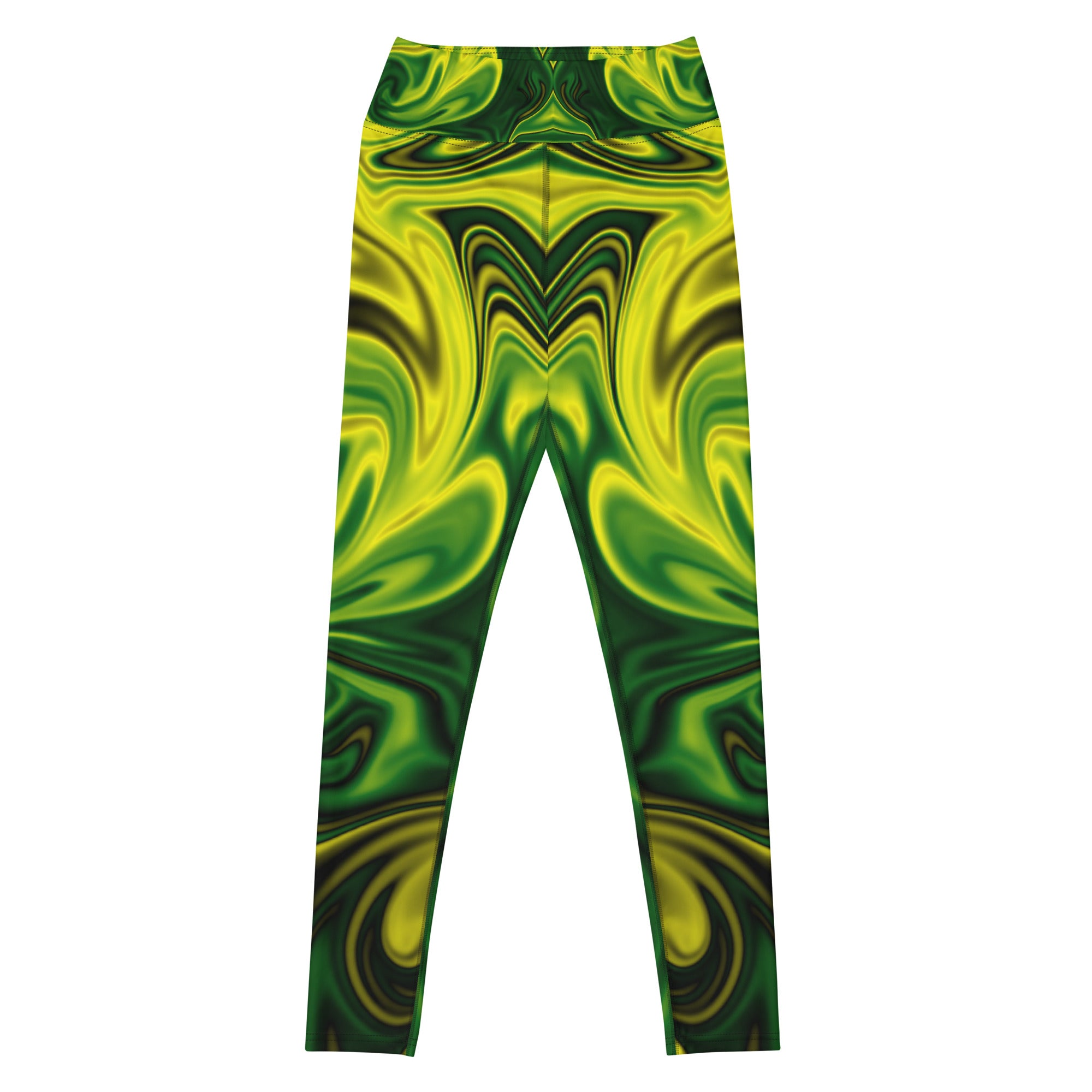EZ Neon Butterfly Yoga Leggings