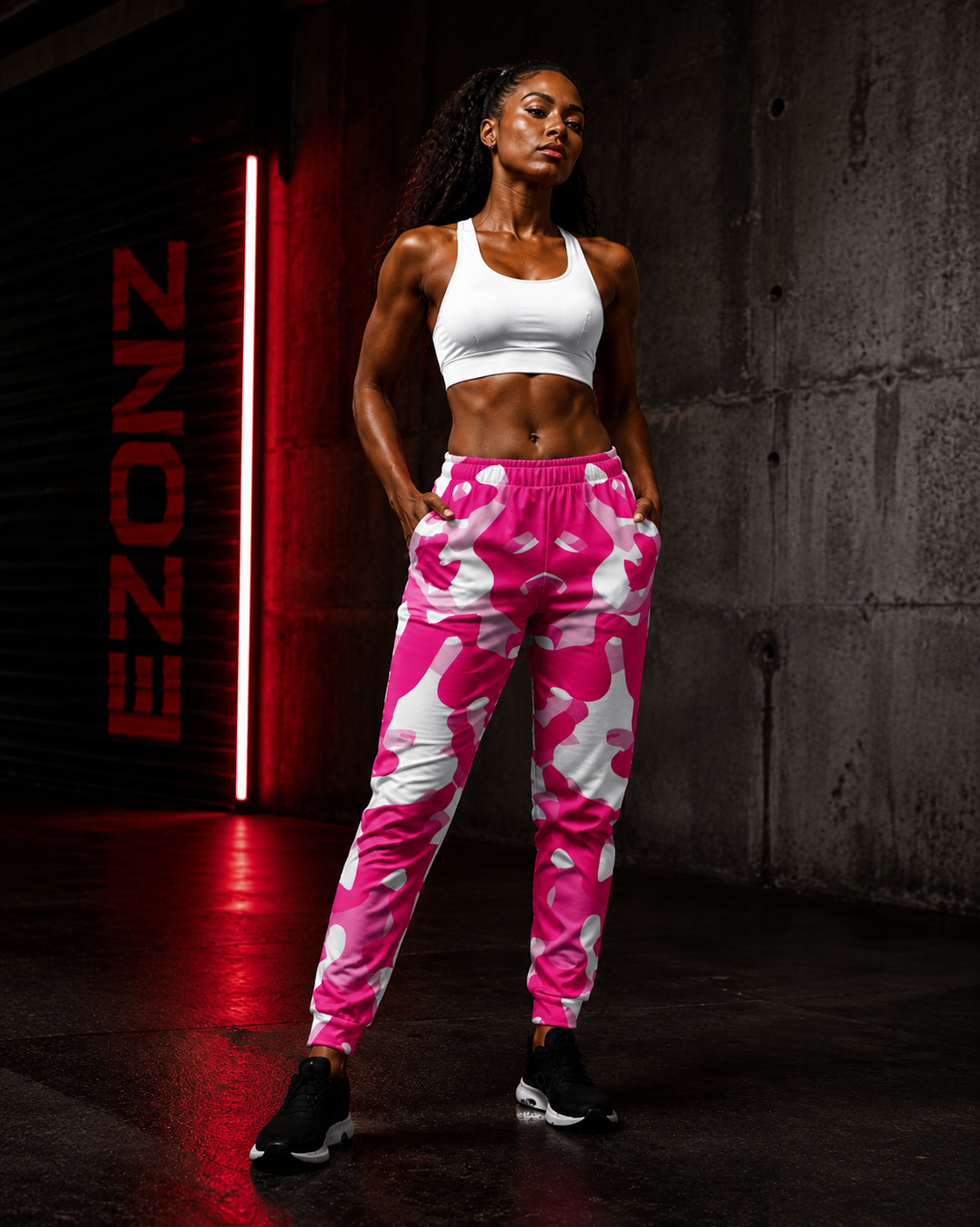 EZ Camouflage Pink Women's Joggers